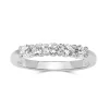 18ct White Gold 5 Stone Diamond Band Ring