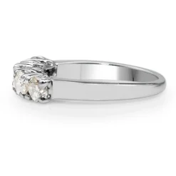 14ct White Gold 5 Stone Diamond Ring