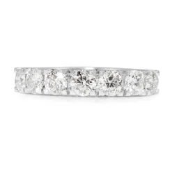 14ct White Gold 7 Stone Diamond Ring