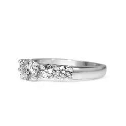 18ct White Gold 5 Stone Diamond Ring