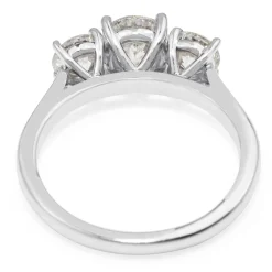 18ct White Gold 3 Stone Diamond Ring