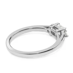 14ct White Gold 3 Stone Diamond Ring