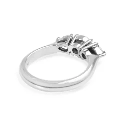 18ct White Gold 3 Stone Diamond Ring