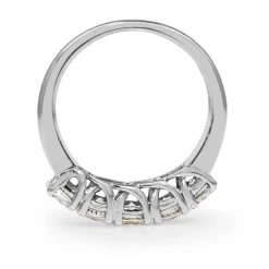 14ct White Gold 5 Stone Diamond Ring