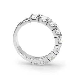 18ct White Gold 9 Stone Diamond Ring
