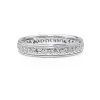 18ct White Gold All Round Diamond Band