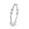 18ct White Gold All Round Diamond Bow Band
