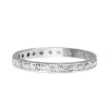 18ct White Gold All Round Diamond Band Ring