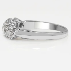 18ct White Gold Antique Style 5 Stone Diamond Ring