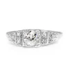 18ct White Gold Art Deco Diamond Ring