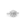 18ct White Gold Art Deco Style Diamond Ring