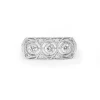 18ct White Gold Art Deco Style Ring