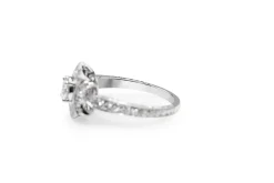 18ct White Gold Art Deco Style Diamond Ring