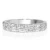 18ct White Gold Baguette Diamond Band