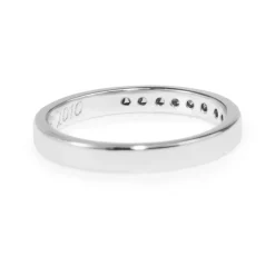 18ct White Gold Channel Set Diamond Band