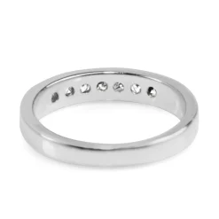 18ct White Gold Channel Set Diamond Band Ring