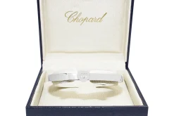18ct White Gold Chopard 'Happy' Diamond Bangle