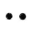 18ct White Gold 1.36ct Black Diamond Stud Earrings