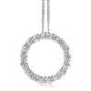 9ct White Gold 1.50ct Circle Of Life Necklace