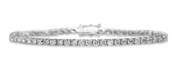 14ct White Gold 5.00ct Diamond Tennis Bracelet