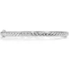 9ct White Gold 2.45ct Diamond Bangle