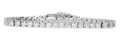 18ct White Gold 10.75ct Diamond Tennis Bracelet