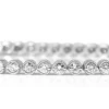 14ct White Gold 4.00ct Diamond Tennis Bracelet