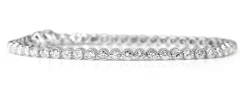 14ct White Gold 4.00ct Diamond Tennis Bracelet