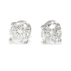 14ct White Gold 1.65ct Diamond Stud Earrings