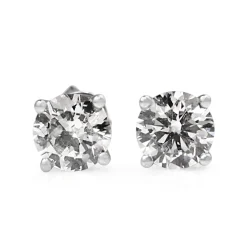 18ct White Gold 2.02ct Diamond Stud Earrings