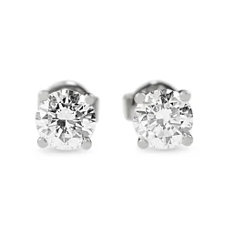 18ct White Gold .80ct Diamond Stud Earrings
