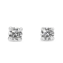 9ct White Gold .20ct Diamond Stud Earrings