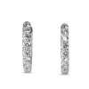 9ct White Gold .50ct Diamond Hoop Earrings