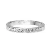 18ct White Gold .20ct Diamond Band Ring