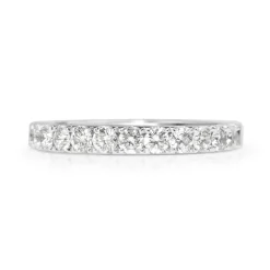 18ct White Gold .70ct Diamond Band