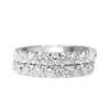 18ct White Gold 1.00ct Diamond Band Ring