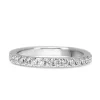 18ct White Gold .25ct Diamond Band Ring