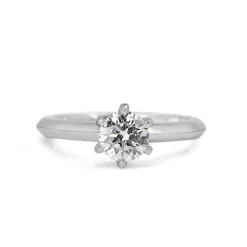 18ct White Gold .70ct Diamond Solitaire Ring