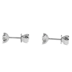 18ct White Gold .80ct Diamond Stud Earrings