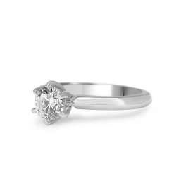 18ct White Gold .70ct Diamond Solitaire Ring