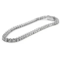 14ct White Gold 5.00ct Diamond Tennis Bracelet