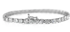 18ct White Gold 6.00ct Diamond Tennis Bracelet
