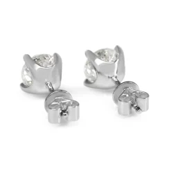 18ct White Gold 2.25ct Diamond Stud Earrings