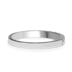 18ct White Gold .70ct Diamond Band