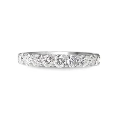 18ct White Gold 1.00ct Diamond Band Ring