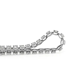 18ct White Gold 6.00ct Diamond Tennis Bracelet