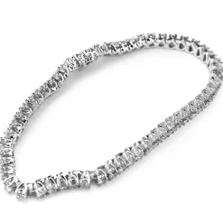 14ct White Gold 5.00ct Diamond Tennis Bracelet