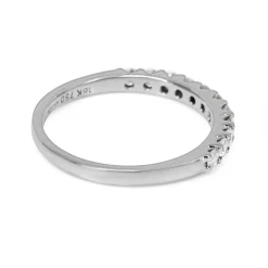 18ct White Gold .55ct Diamond Band Ring