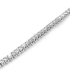 14ct White Gold 5.00ct Diamond Tennis Bracelet