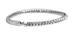 14ct White Gold 5.00ct Diamond Tennis Bracelet